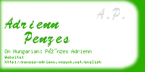 adrienn penzes business card